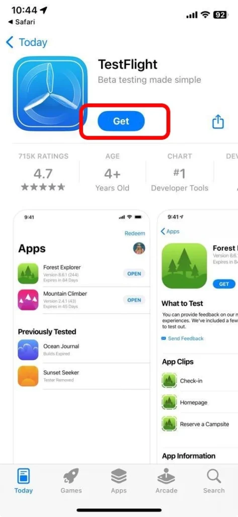 راهنمای نصب اپلیکیشن زبانسرا برای تلفن های همراه با سیستم عامل IOS نصب از طریق TestFlight
