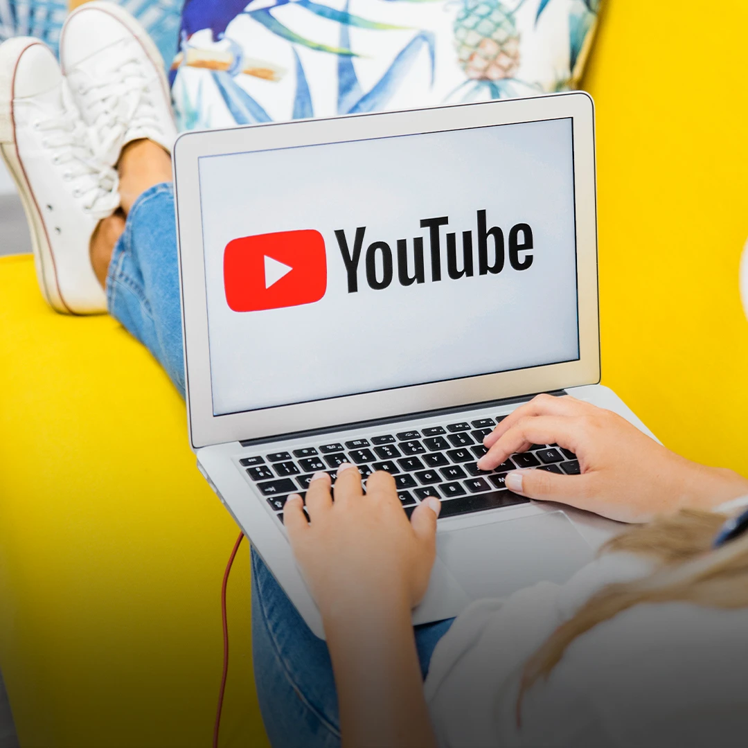 تصویر یادگیری زبان با یوتوب