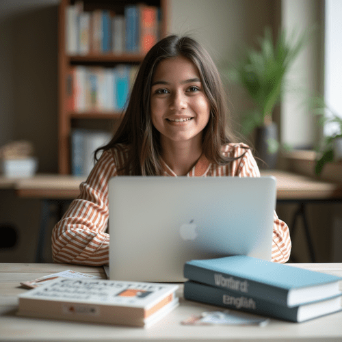 یادگیری زبان در منزل