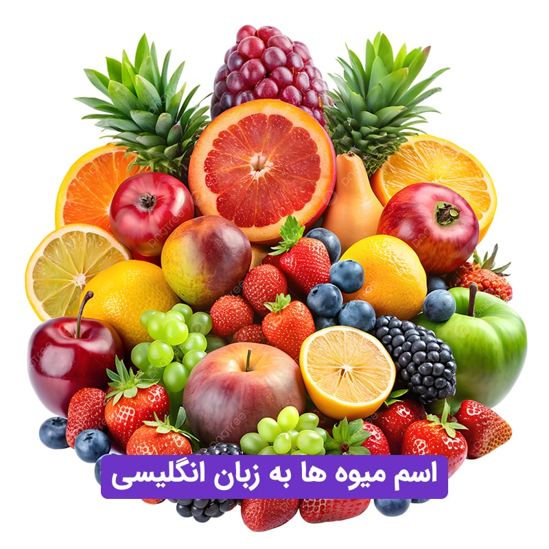 معرفی کامل میوه‌ها به زبان انگلیسی